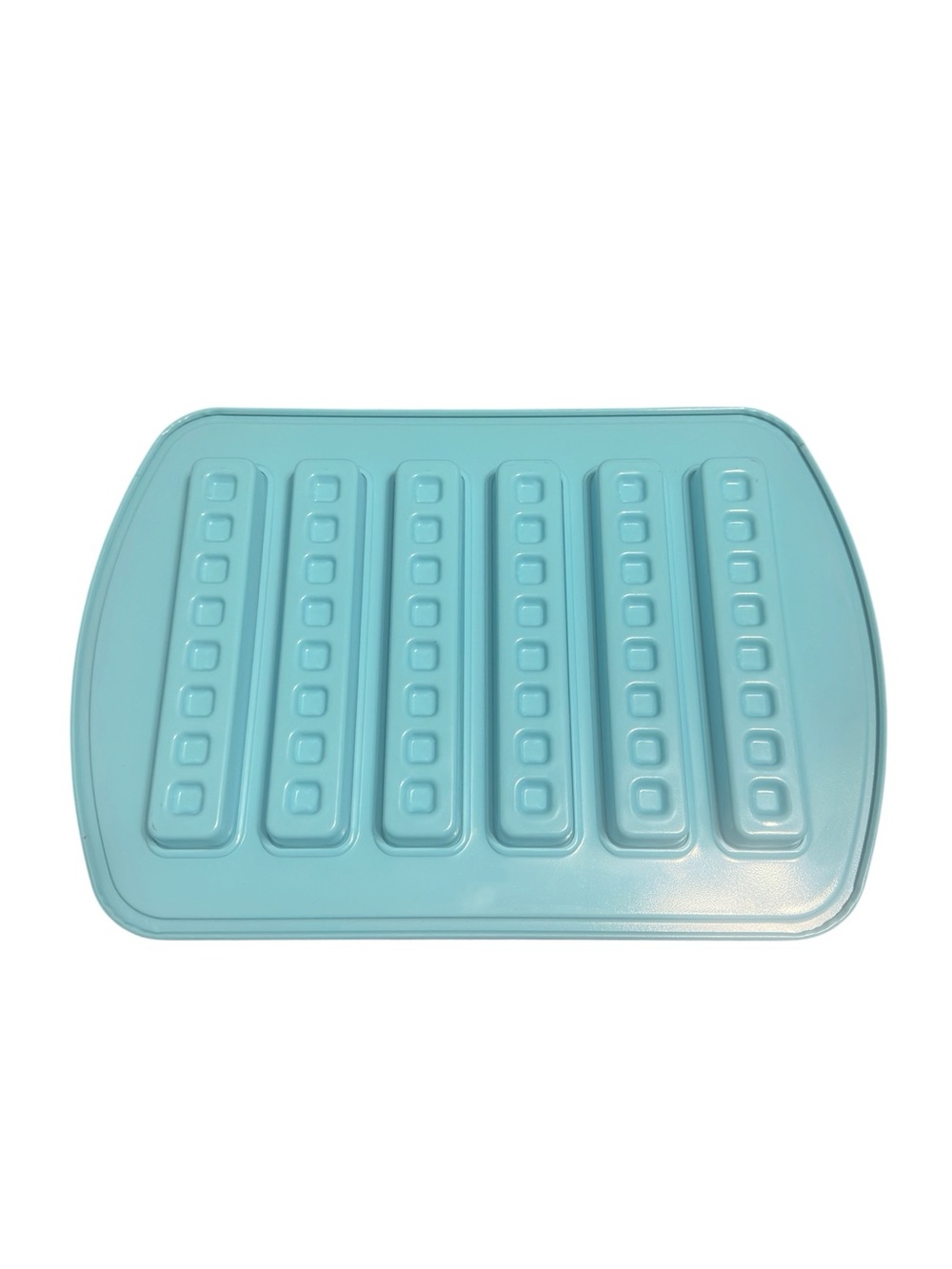Pampered Chef Waffle Stick Pan Nonstick Teal Blue